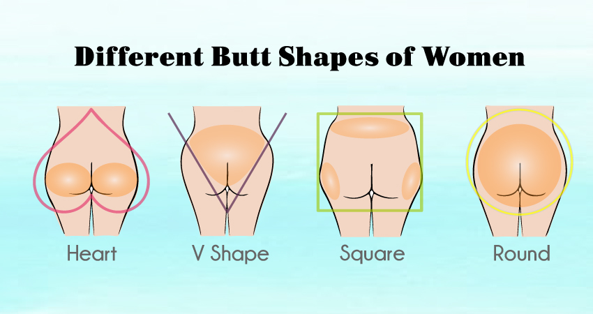 Butt Shapes: A Definitive Guide to Different Butt Types – Thigh Society  Canada